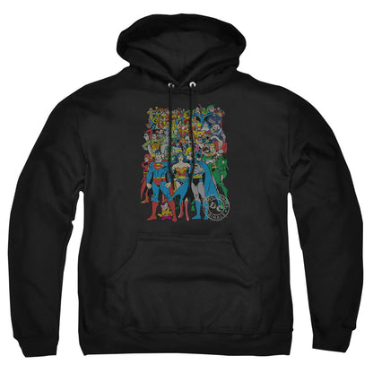 Dc Original Universe Mens Hoodie Black Officially Licensed