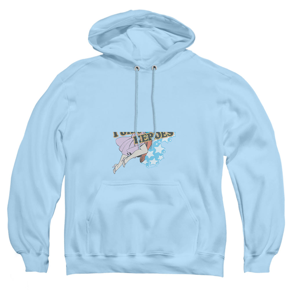 Dc Fickle Mens Hoodie Light Blue Officially Licensed