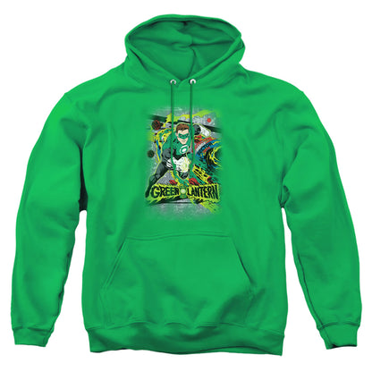 Dc Space Sector 2814 Mens Hoodie Kelly Green Officially Licensed
