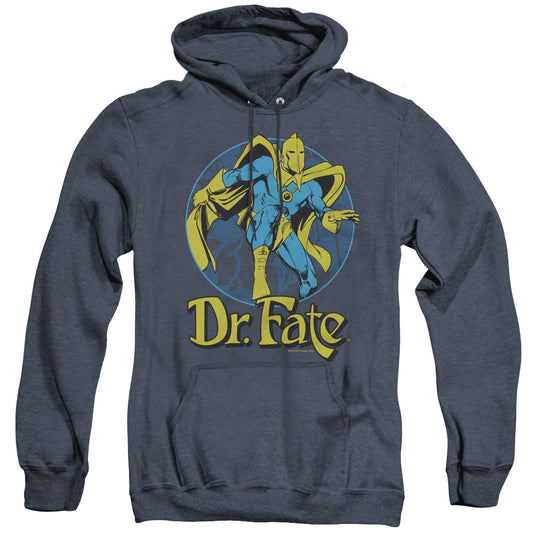 Dc Dr Fate Ankh Heather Mens Hoodie Navy Officially Licensed
