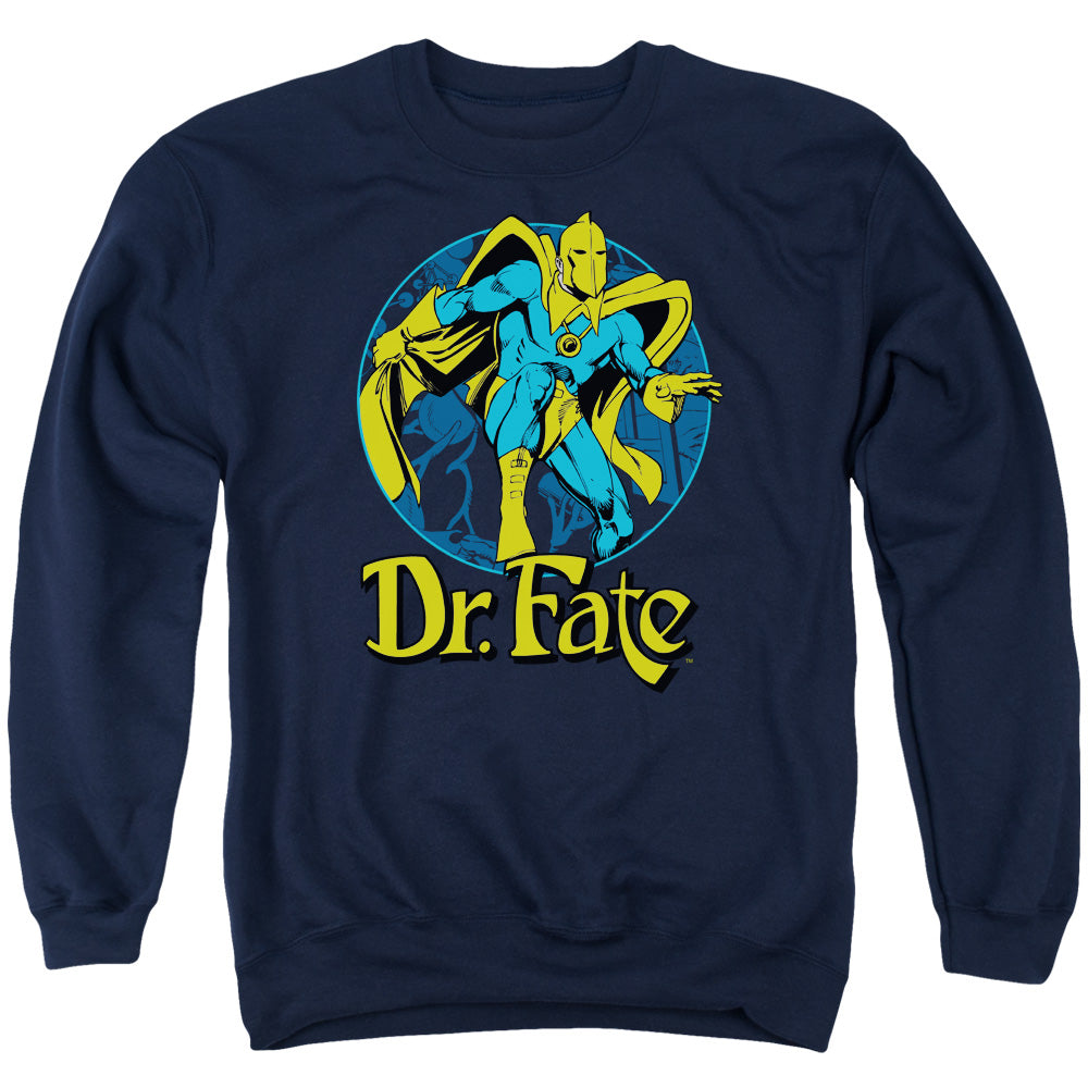 Dc Dr Fate Ankh Mens Crewneck Sweatshirt Navy