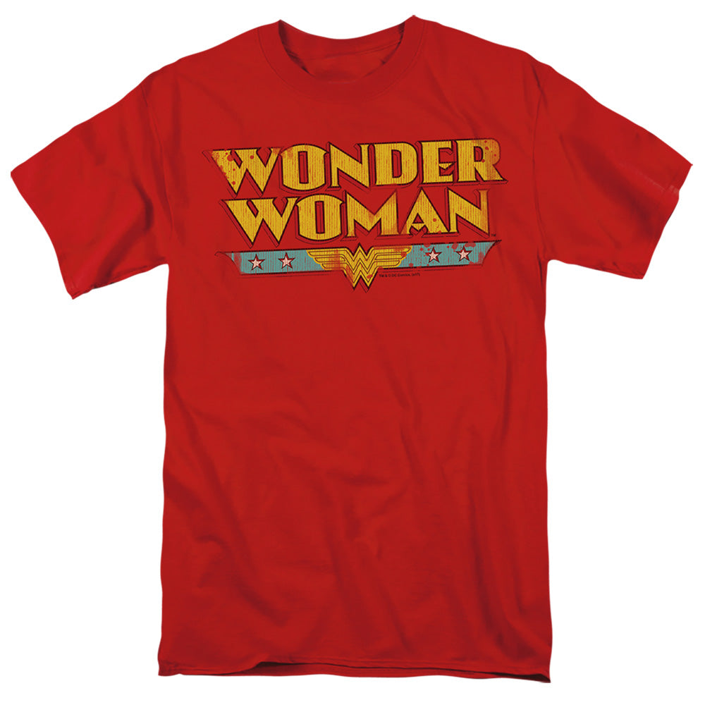 Dc Wonder Woman Logo Mens T Shirt Red