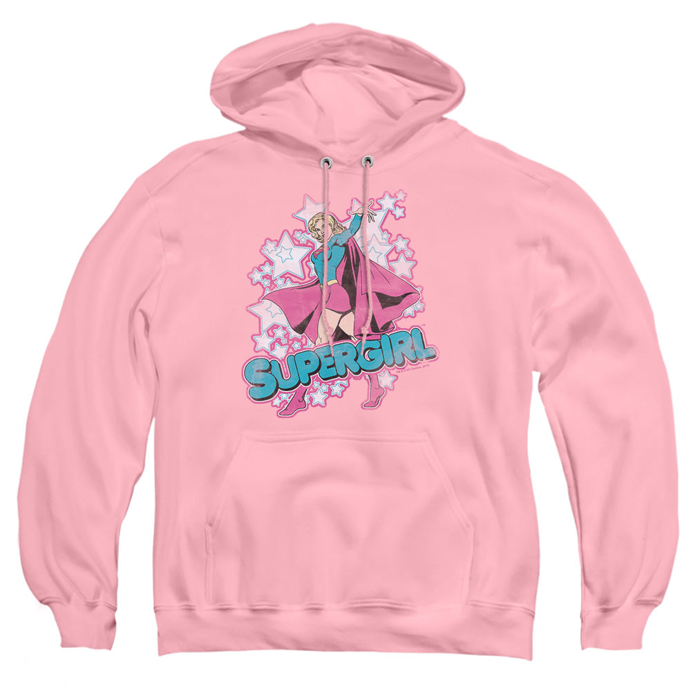Dc Im Supergirl Mens Hoodie Pink Officially Licensed
