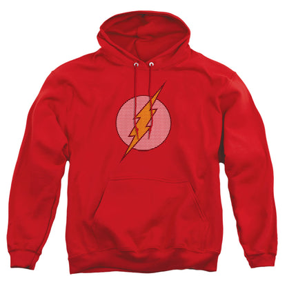 Dc Flash Flash Little Logos Mens Hoodie Red Officially Licensed
