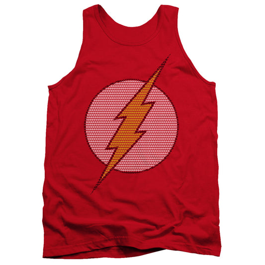 Dc Flash Flash Little Logos Mens Tank Top Shirt Red