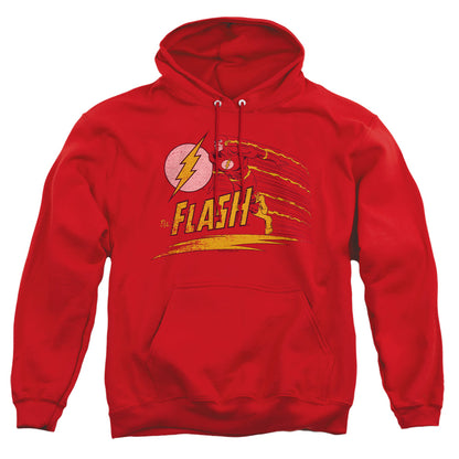 Dc Flash Like Lightning Mens Hoodie Red Officially Licensed