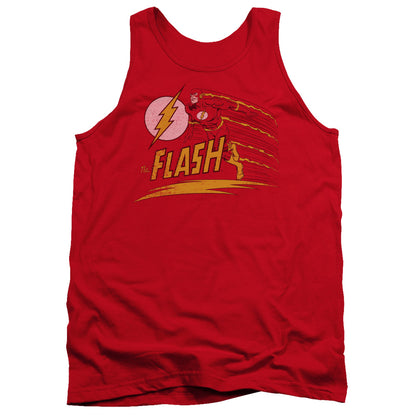 Dc Flash Like Lightning Mens Tank Top Shirt Red