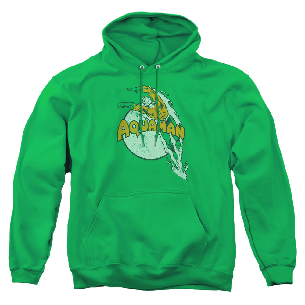 Dc Splash Mens Hoodie Kelly Green Officially Licensed