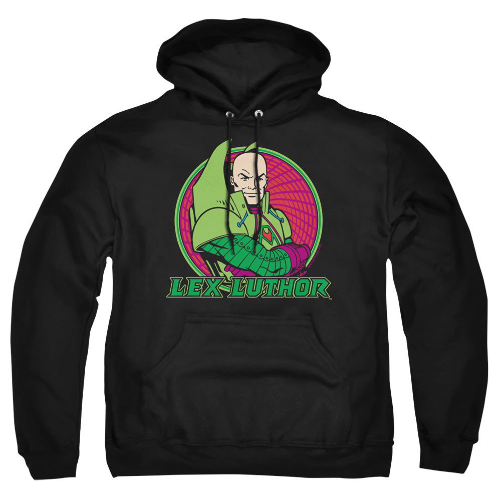 Dc Lex Luthor Mens Hoodie Black Officially Licensed