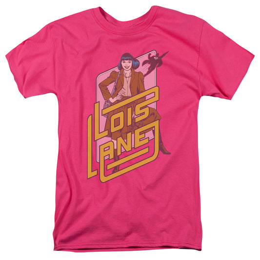 Dc Lois Lane Mens T Shirt Hot Pink