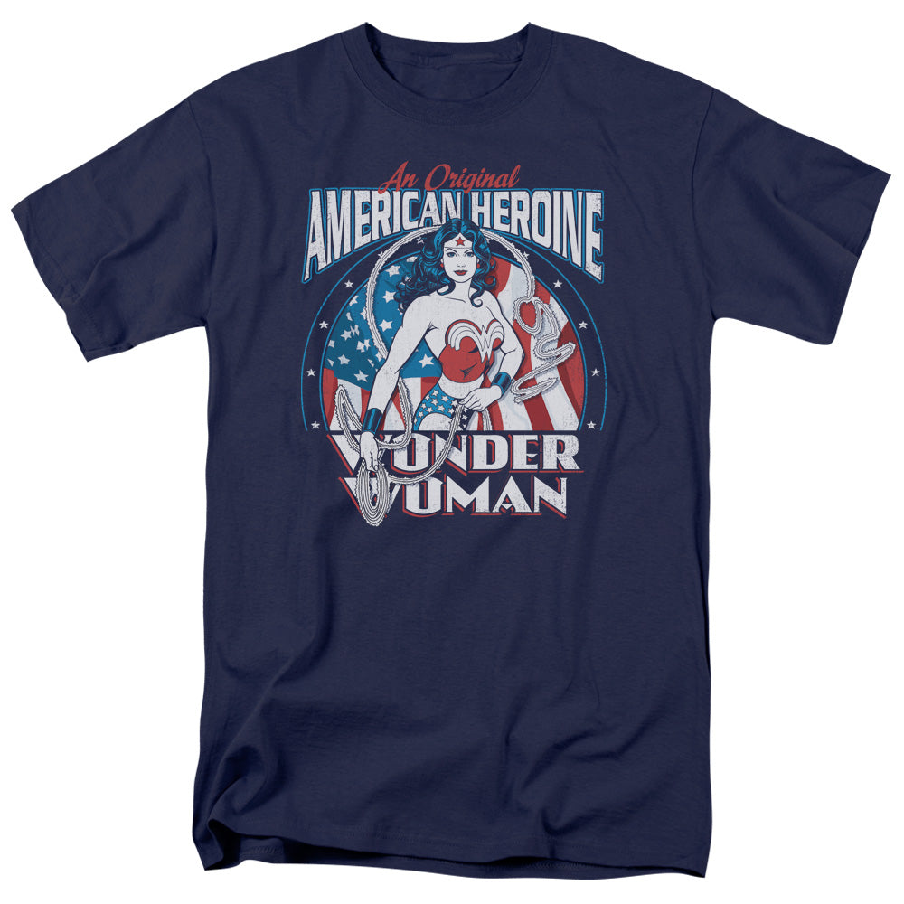 Dc American Heroine Mens T Shirt Navy