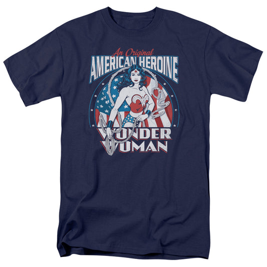 Dc American Heroine Mens T Shirt Navy