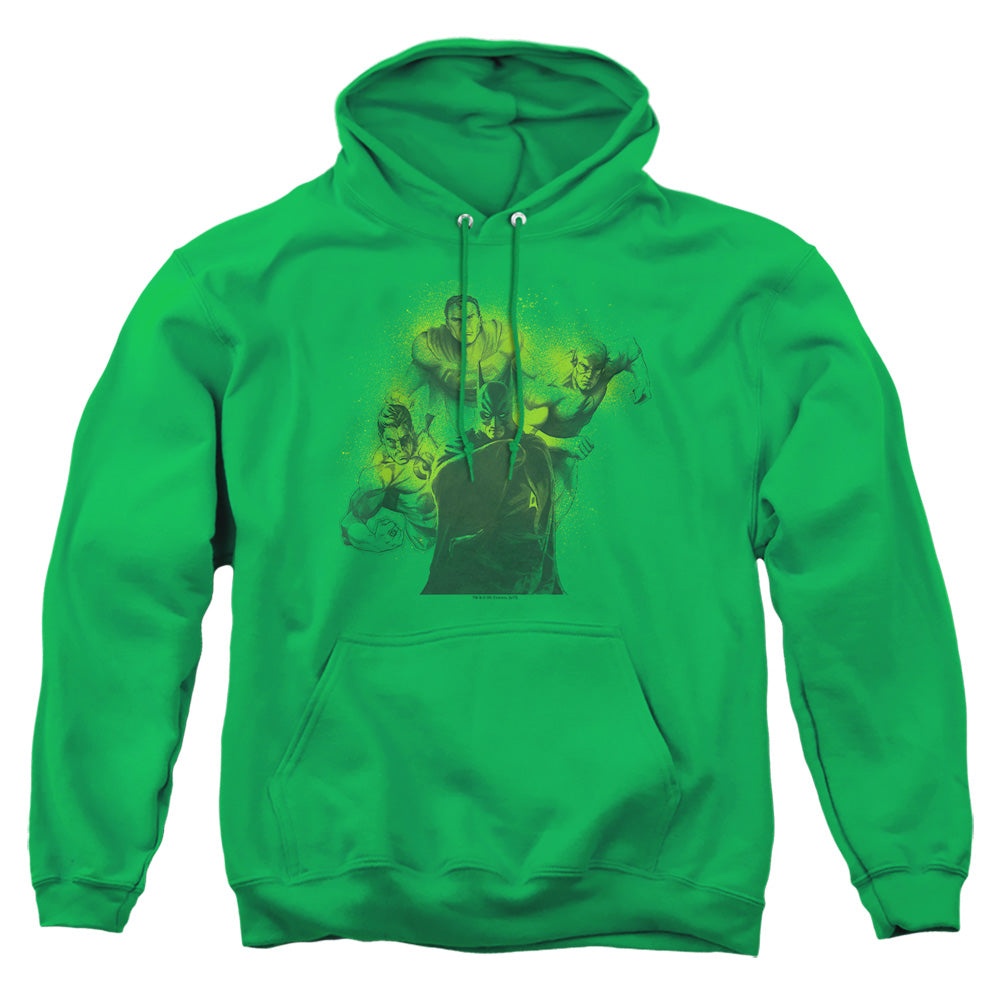 Dco Spray Sketch League Mens Hoodie Kelly Green Officially Licensed
