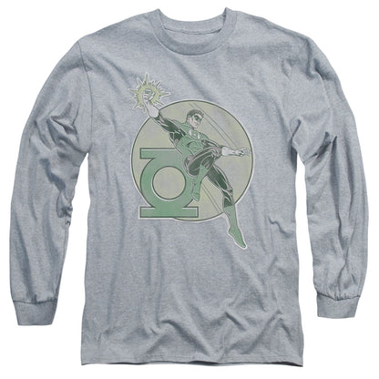 Dco Retro Lantern Iron On Mens Long Sleeve Shirt Athletic Heather Officially Licensed