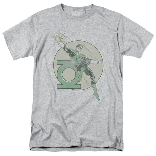Dco Retro Lantern Iron On Mens T Shirt Athletic Heather