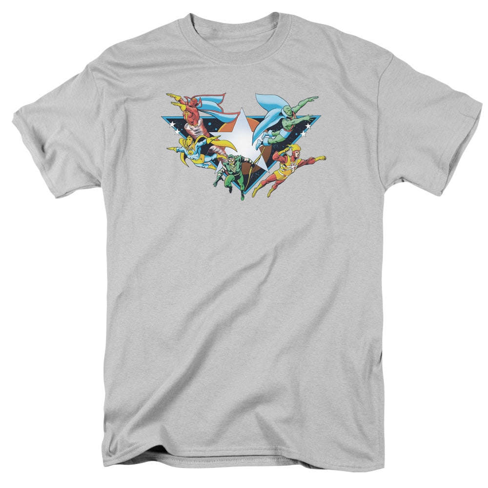 Dco Star Power Mens T Shirt Silver