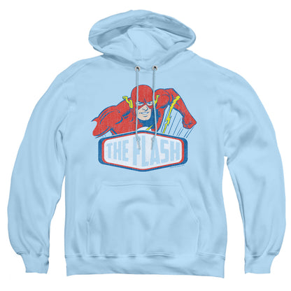 Dc Flash Flash Sign Mens Hoodie Light Blue Officially Licensed