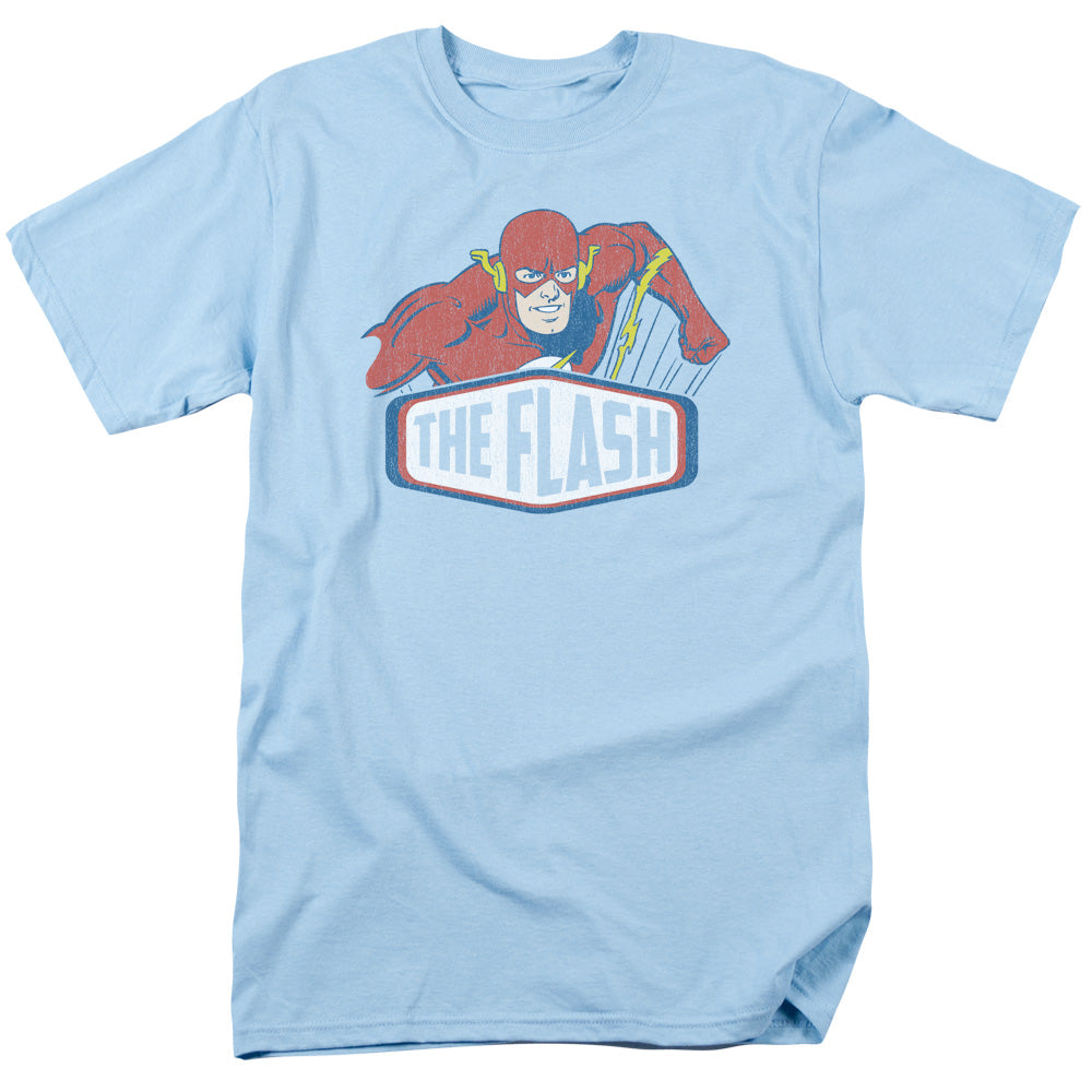 Dc Flash Flash Sign Mens T Shirt Light Blue