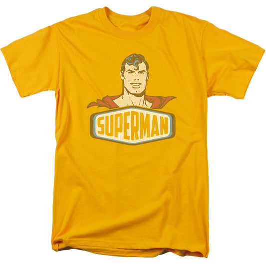 Dco Superman Sign Mens T Shirt Gold