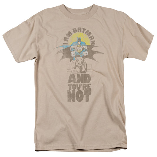 Dc And Youre Not Mens T Shirt Sand