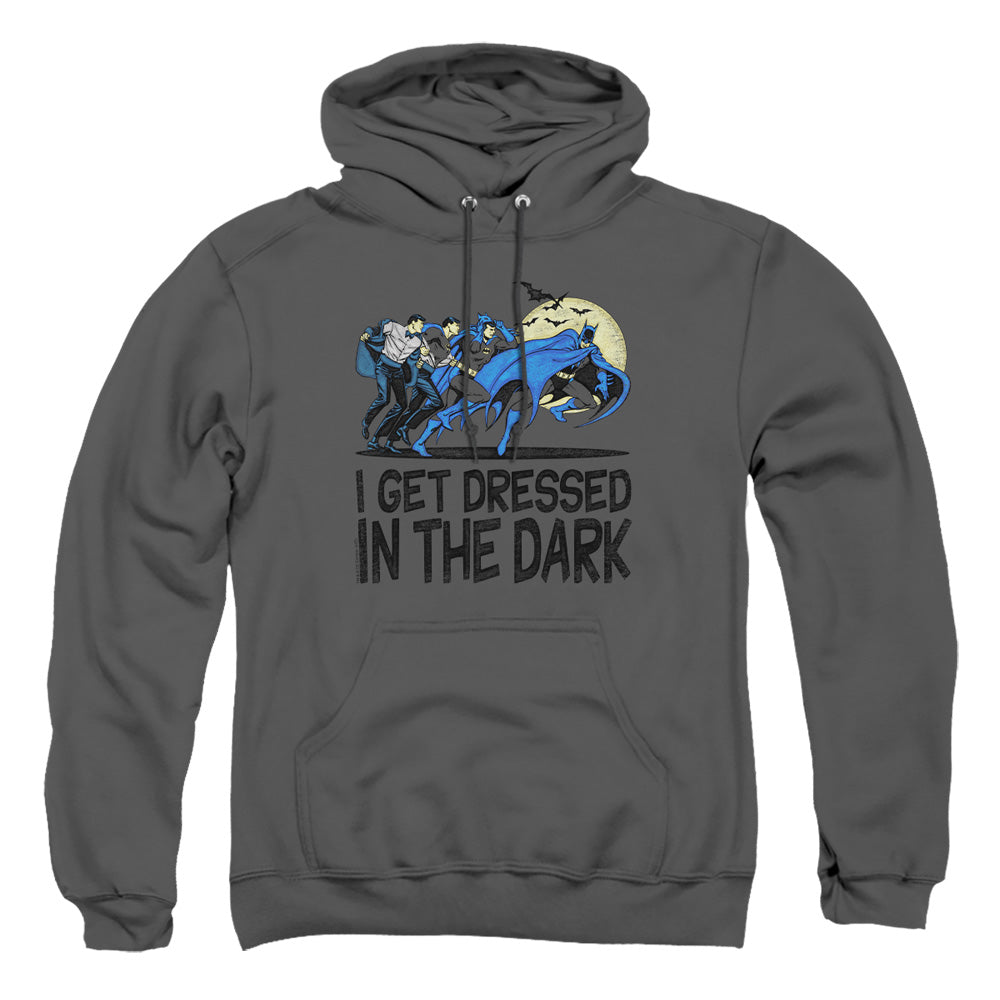 Dc Get Dressed Mens Hoodie Charcoal Officially Licensed