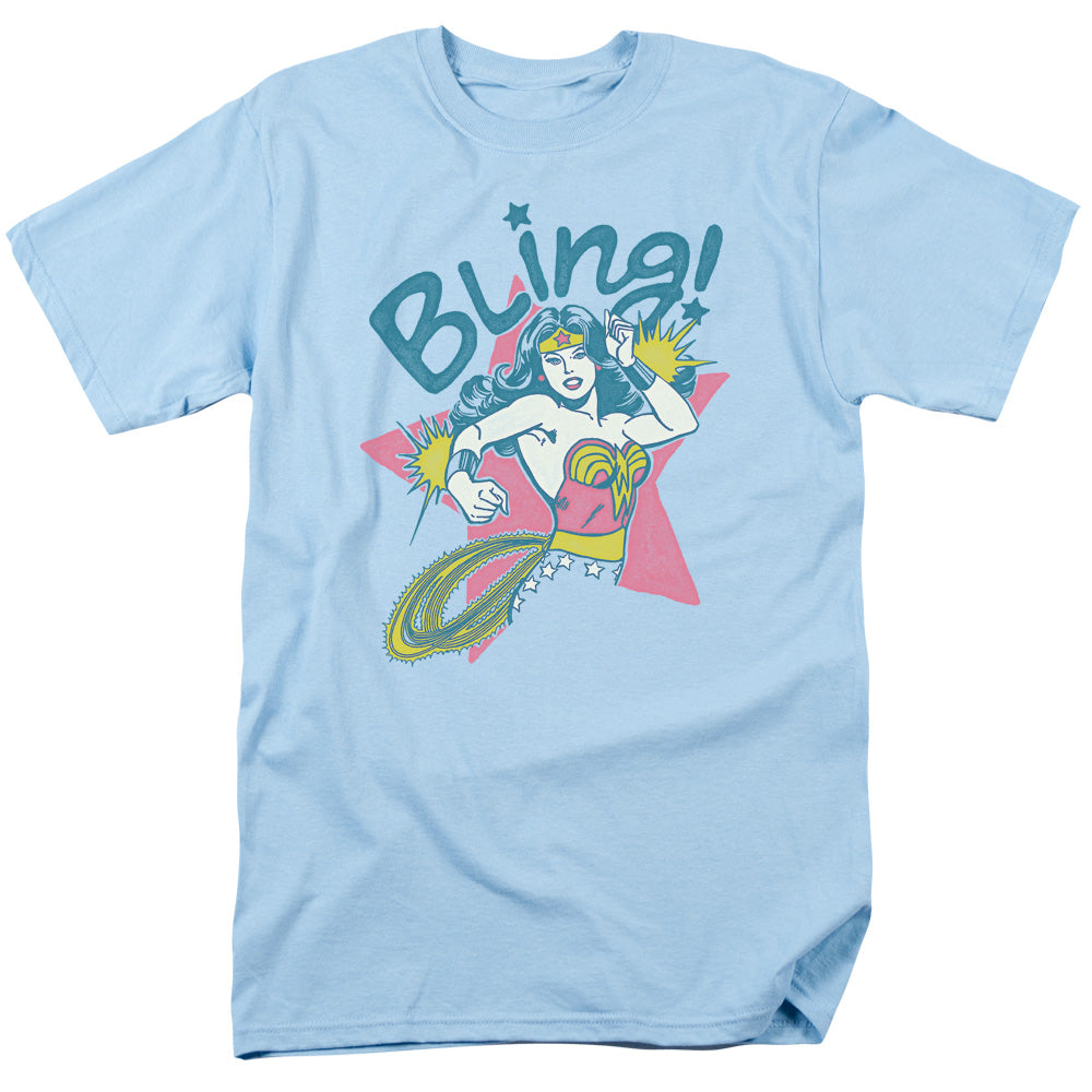 Dc Bling Mens T Shirt Light Blue