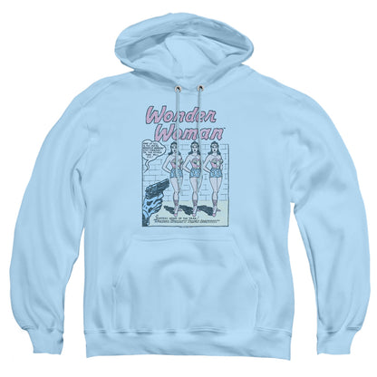 Dc Multiple Ww Mens Hoodie Light Blue Officially Licensed