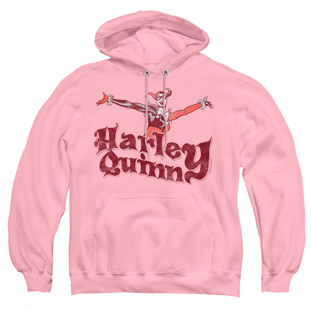 Dc Harley Hop Vintage Mens Hoodie Pink Officially Licensed