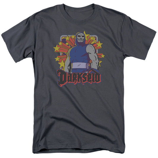 Dc Darkseid Stars Mens T Shirt Charcoal