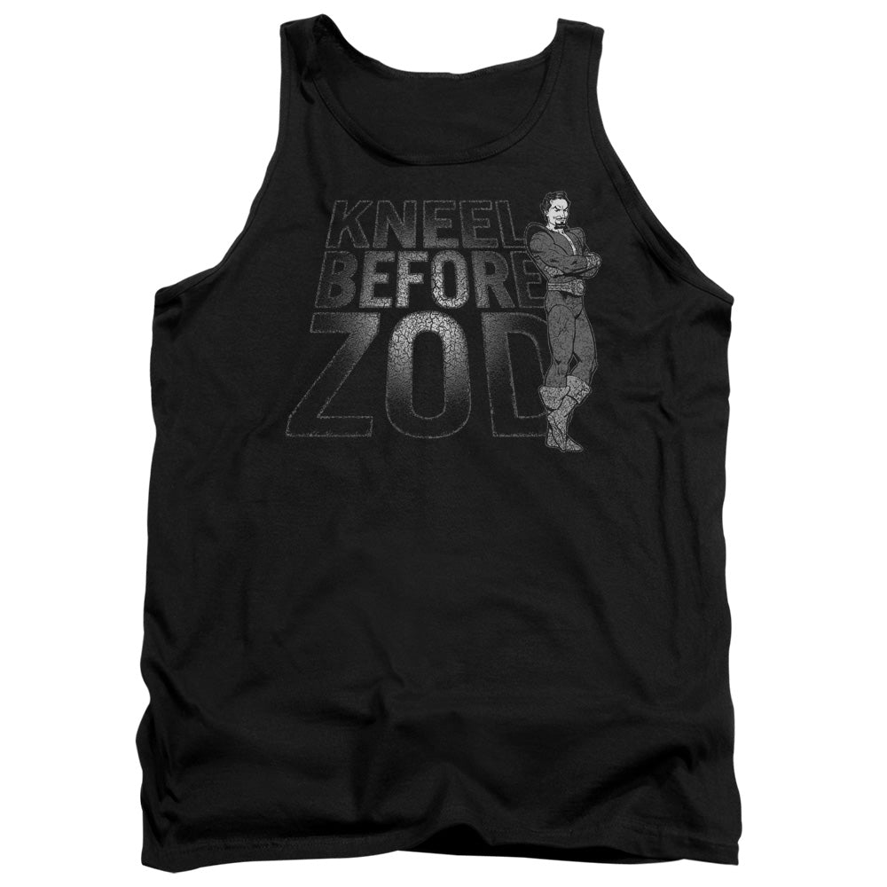 Dc Kneel Zod Mens Tank Top Shirt Black