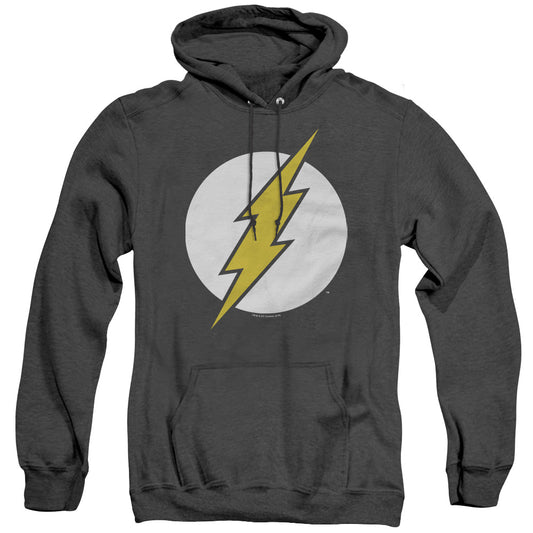Dc Flash Fl Classic Heather Mens Hoodie Black Officially Licensed