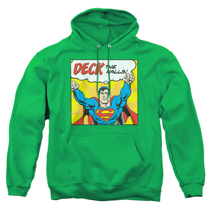 Dc Deck The Halls Mens Hoodie Kelly Green Officially Licensed