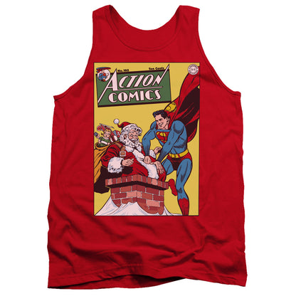 Dc Cover No. 105 Mens Tank Top Shirt Red