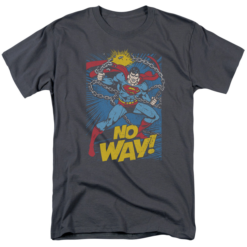 Dc No Way Mens T Shirt Charcoal