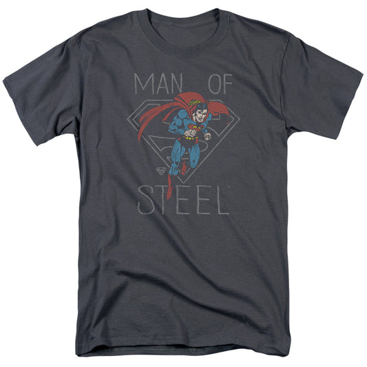 Dc Hardened Heart Mens T Shirt Charcoal