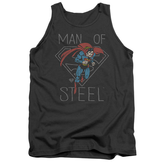 Dc Hardened Heart Mens Tank Top Shirt Charcoal