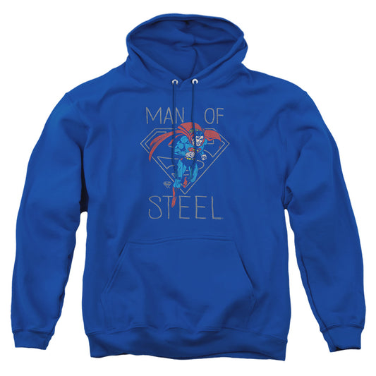 Dc Hardened Heart Mens Hoodie Royal Officially Licensed