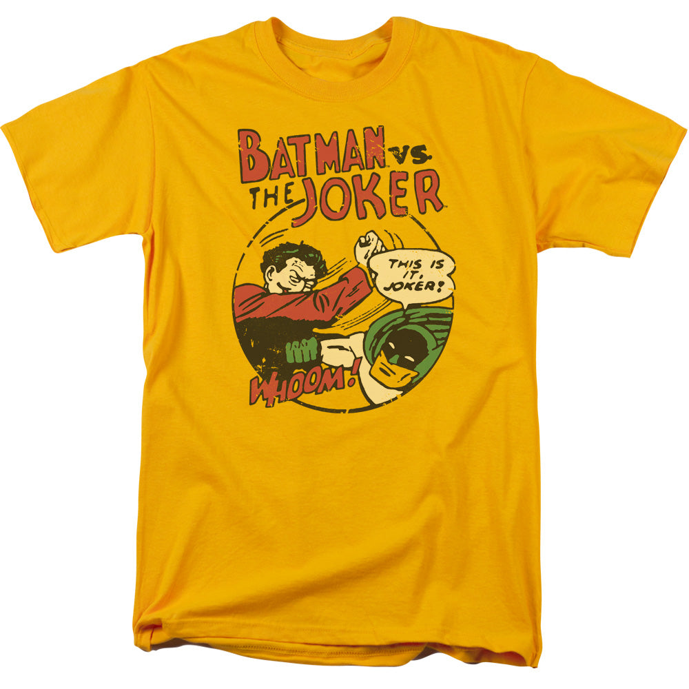 Dc Grudge Match Mens T Shirt Gold