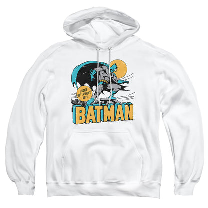 Dc Night Off Mens Hoodie White Officially Licensed