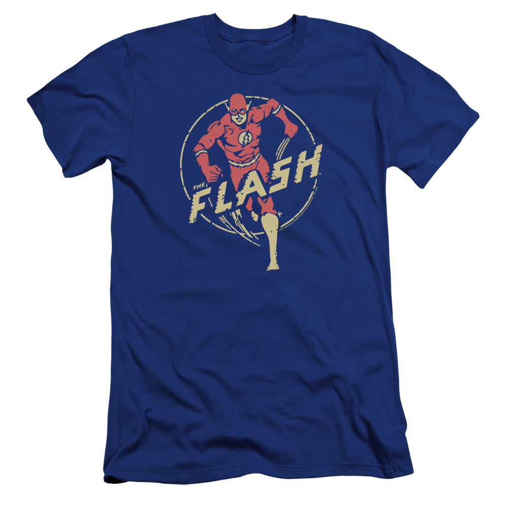 Dc Flash Flash Comics Premium Bella Canvas Slim Fit Mens T Shirt Royal Blue