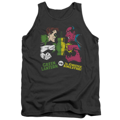 Dc Gl Vs Sinestro Mens Tank Top Shirt Charcoal