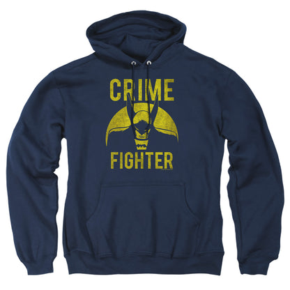 Dc Fight Crime Mens Hoodie Navy Officially Licensed