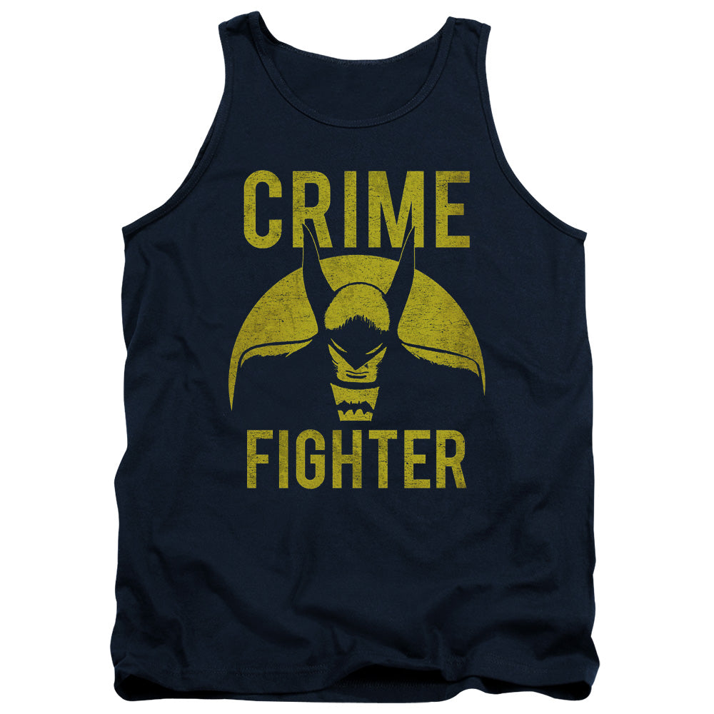 Dc Fight Crime Mens Tank Top Shirt Navy