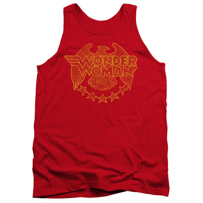 Dc Wonder Eagle Mens Tank Top Shirt Red