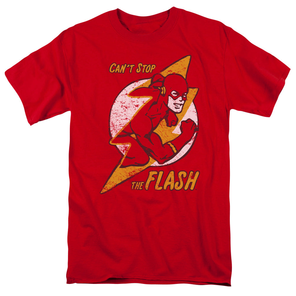 Dc Flash Flash Bolt Mens T Shirt Red