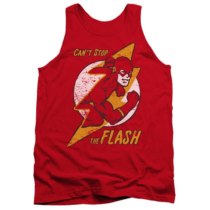 Dc Flash Flash Bolt Mens Tank Top Shirt Red