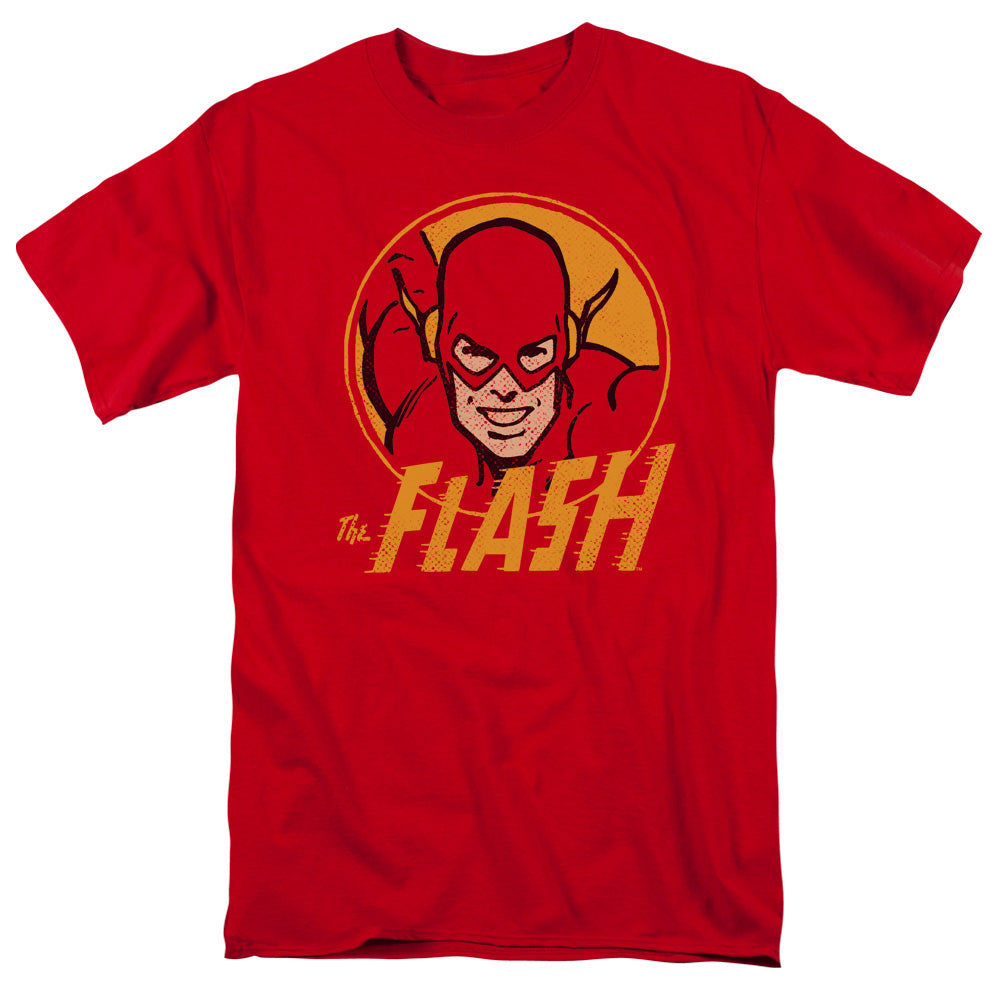 Dc Flash Flash Circle Mens T Shirt Red