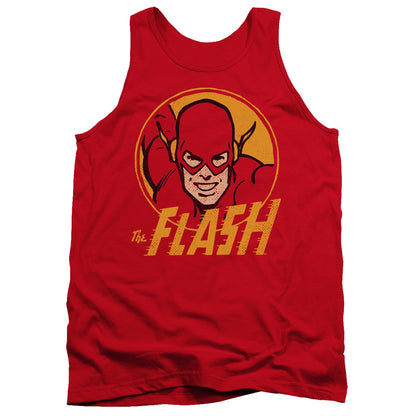 Dc Flash Flash Circle Mens Tank Top Shirt Red