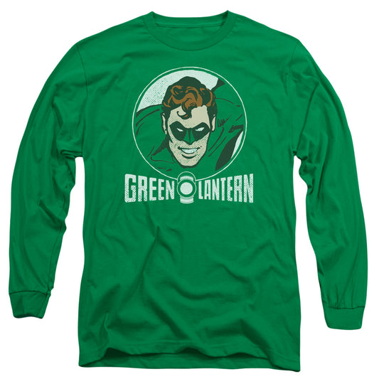 Dc Lantern Circle Mens Long Sleeve Shirt Kelly Green Officially Licensed
