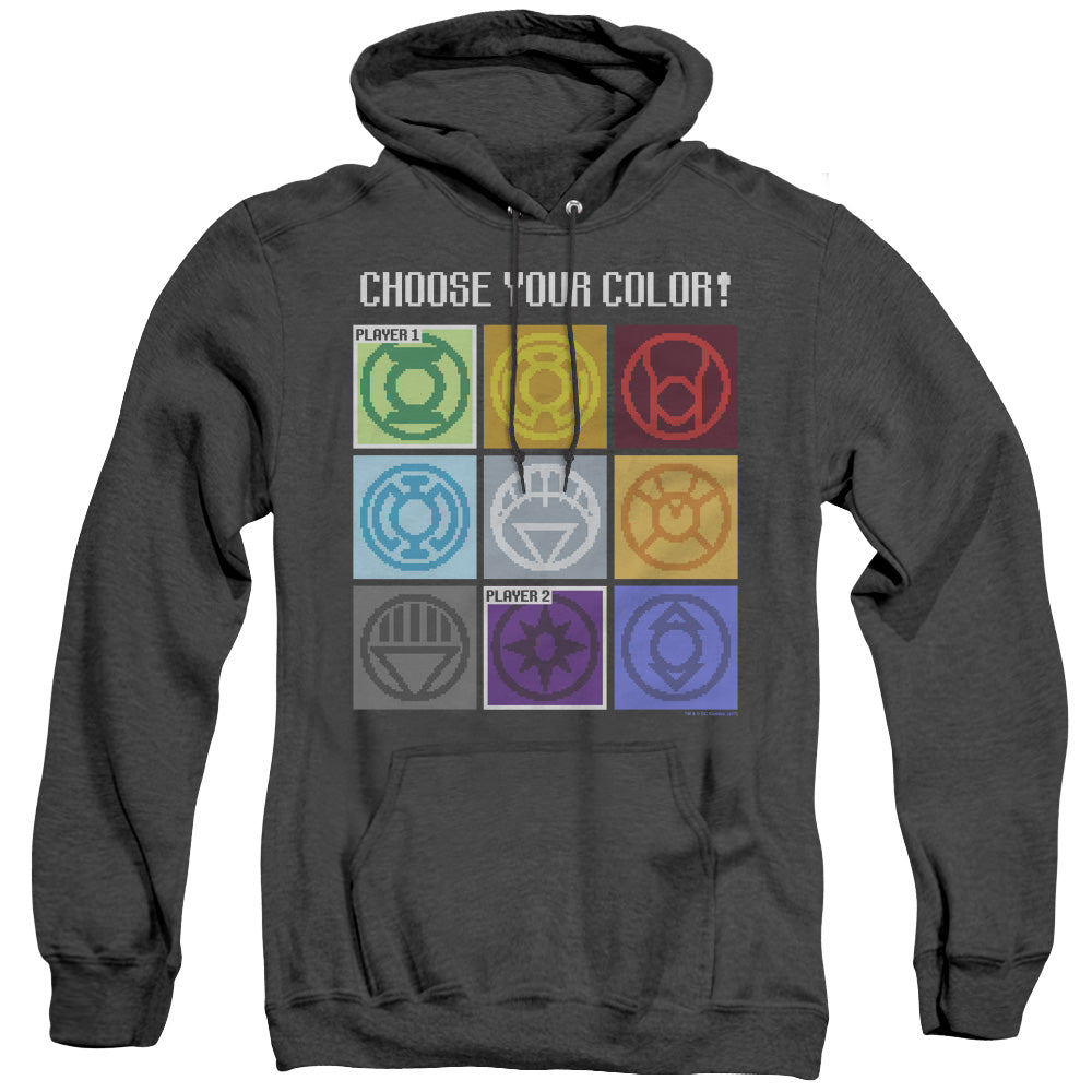 Dc Choose Your Color Heather Mens Hoodie Black Officially Licensed
